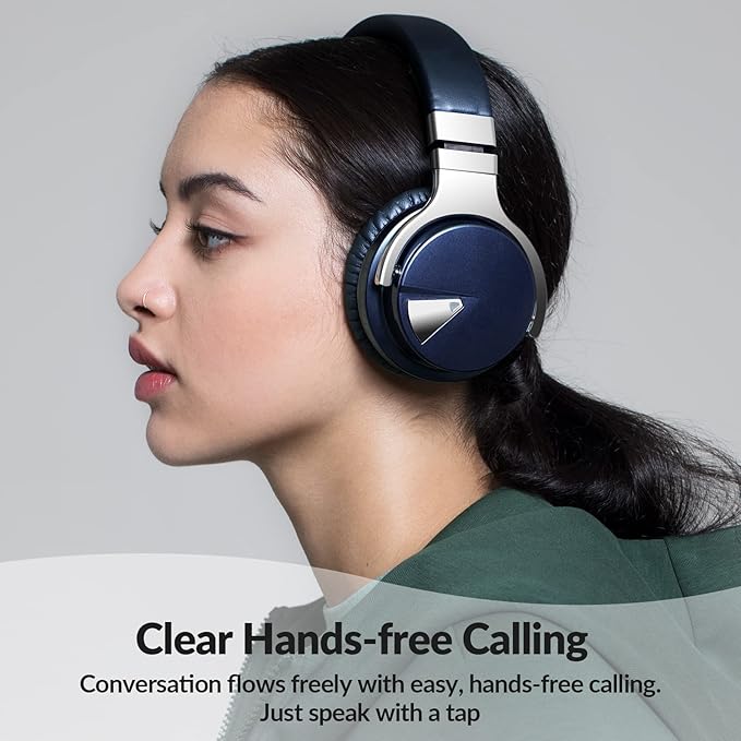 Million Sold 10 Years Classic E7 Active Noise Cancelling Headphones with Upgraded Noise Cancellation, Bluetooth Headphones Wireless with HD Sound Vivid Deep Bass, for Home Office Travel Gift Pcs