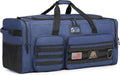 Extra Large Duffle Bag for Men, Heavy Duty Duffle Bag for Travel, Large Sports Gym Equipment Bag for Hockey Football Soccer Baseball Basketball & Team training (Blue)