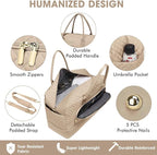 Travel Duffle Bag Weekender for Women - Carry-On Overnight Bag Personal Item Bag with Shoe Compartment & Wet Pocket Large Weekend Tote Bags with Toiletry Bag Hospital Bags for Labor and Delivery
