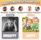 4Pcs Transformable Fidget Spinners for Kids Fidget Toys Teens Adults Quiet Airplane Road Trip Travel Activities Essential Autism ADHD Easter Basket Stuffers Gifts for Boys Girls Toddlers C