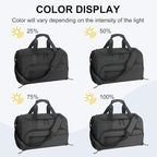 Gym Bag for Men Women, Sport Duffle Bag with Wet Pocket & Shoes Compartment, Water Resistant Overnight Weekender Bag Duffel Bag