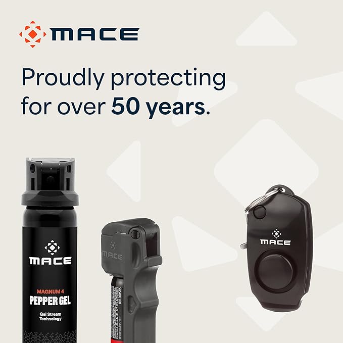 Mace Personal Safety Alarm & Mace Pepper Spray Kit - Loud 130db Siren with Built in Emergency Whistle, 10 Feet Range Pocket Model (0.42 oz) Self Defense Pepper Spray for Women & Men