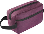 Icramsy Travel Toiletry bag Toiletry bag for women men Hanging Cosmetic bag Travel accessories for Women Men (Deep purple)