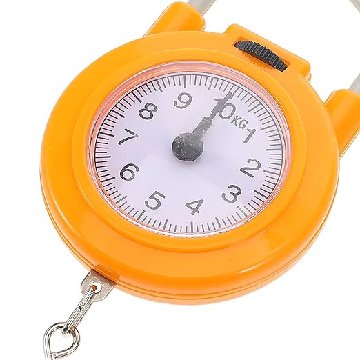 Portable Mini Electronic Hanging Luggage Scale with Hook High Precision Spring Scale for Travel and Fishing for Suitcases and Home Use