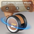 4 Piece Luggage Set, Hardside Expandable Lightweight Suitcase with 360° Mute Spinner Wheels Luggage Sets, TSA Lock, 14/20/24/28 Inch Travel Luggage for Men, Women and Girls (Apricot Cream 2)