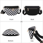 Eslcorri Small Crossbody Sling Bag for Women Trendy - Fanny Packs Leather Chest Belt Bum Bag Anti Theft Purse for Travel