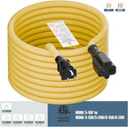 4 in1 NEMA 5-15P Extension Cord, Winxus 15FT NEMA 5-15P to 5-15R, 5-20R, 6-15R, 6-20R Adapter Cord, 15A to 20A AC Adapter Cable, 15Feet 3 Prong Extension Cords