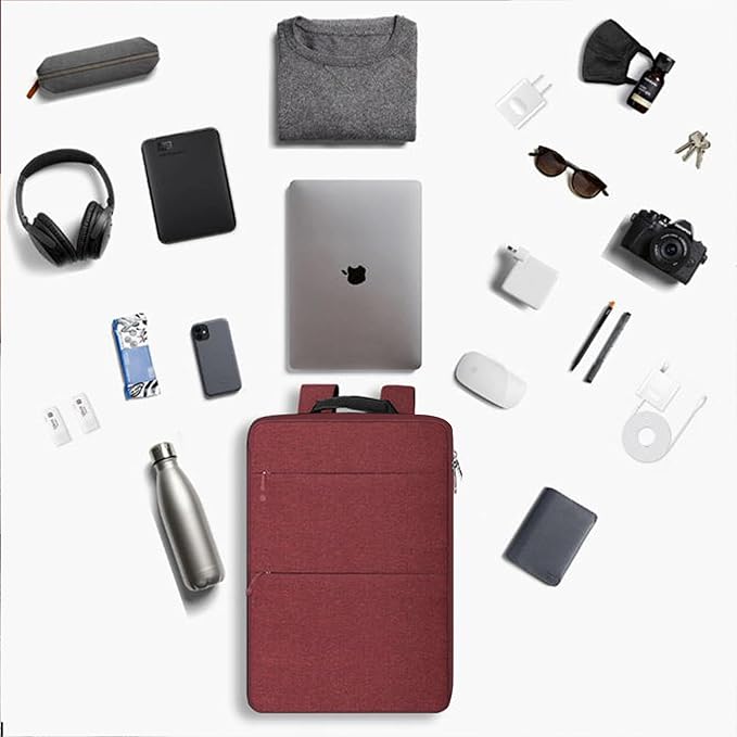 ZINZ Slim & Expandable Laptop Backpack 15 15.6 16 Inch Case, Water Resistant Travel Backpack Compatible with MacBook Pro/Neo 16" 15", Dell XPS 15 16 and Most 15" 15.6" 16" Notebooks，R01D02