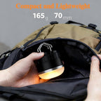 1000LM Camping Lantern Rechargeable, 11 Light Modes with RGB Color Changing Camping Lights, Portable Tent Light with Magnetic Base, Waterproof Emergency Hanging Light for Hurricane, Home, Camping