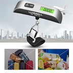 Luxebell Luggage Scale Portable Handheld Digital Suitcase Weight 110lbs Airplane Travel Essentials Gift LCD Backlight Temperature Sensor