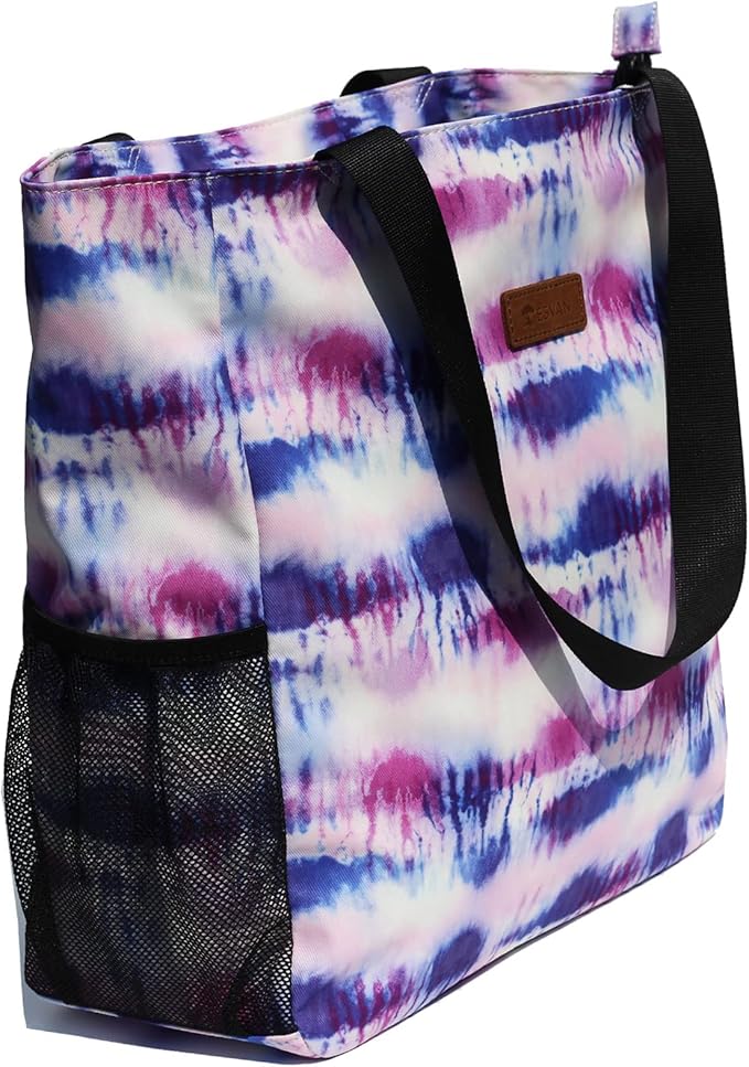 Original Floral Water Resistant Large Tote Bag Shoulder Bag for Gym Beach Travel Daily Bags Upgraded