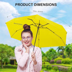 Compact Travel Umbrella with Case - Mini Umbrella for Purse, Small Lightweight &Tiny Design Perfect for Parasol Outdoor Sun&Rain Umbrellas