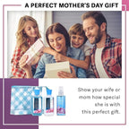Bath and Body Gift Set for Women & Girls, City of Love Spa Set, Personal Self Care Travel Kit, 3PCS Set with Shower Gel, Body Lotion, Body Mist - Mother's Day Birthday Gifts for Her