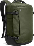 tomtoc Travel Backpack 40L, TSA Friendly Flight Approved Carry-on Luggage Hand Water-resistant Lightweight Business Rucksack, Durable Large Weekender Bag Daypack Fits 17.3 Inch Laptop
