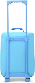 Fast Forward Frozen Girls Luggage 16" Soft Side Wheeled Pilot Case- Rolling Suitcase 16x12x5