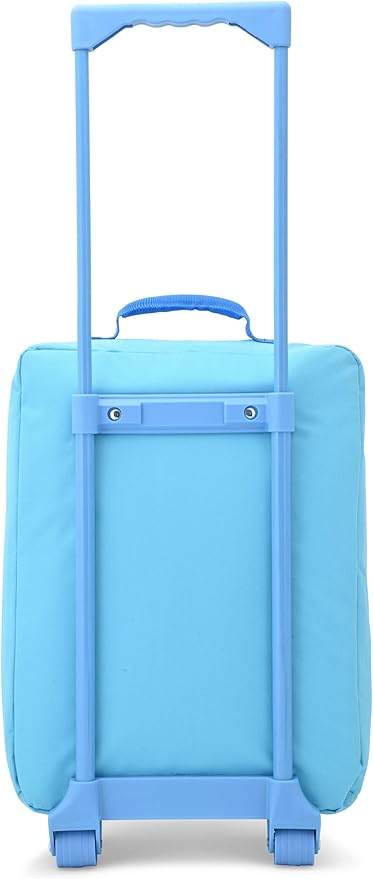 Fast Forward Frozen Girls Luggage 16" Soft Side Wheeled Pilot Case- Rolling Suitcase 16x12x5