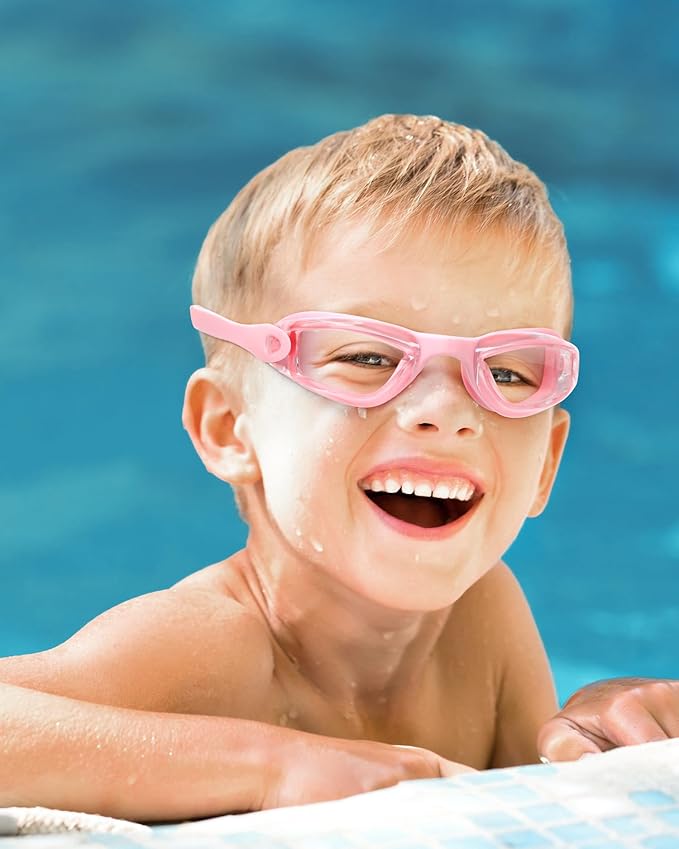Aegend Swim Goggles for Kids Youth 3-14 Anti-Fog Anti-UV Comfort Fit Goggles for Swimming
