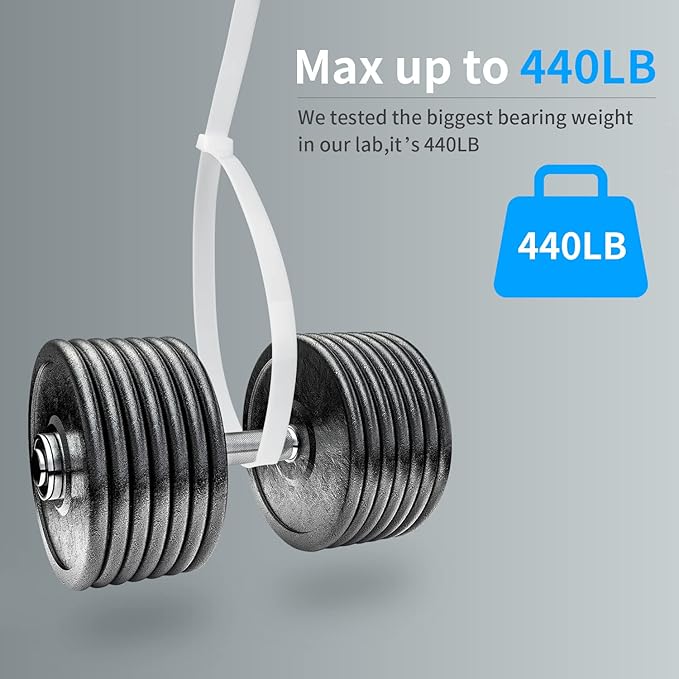 Armpow 32 inch Black Cable Zip Ties Heavy Duty 15 PCS, 440 LBS Ultra Exclusive Strong Big Plastic Wire Ties, Large Cable Ties Extra Long Tie Wraps, Indoor and Outdoor Use
