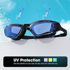 Braylin Swim Goggles, 2-Pack Swimming Goggles, Anti Fog, No Leaking For Adult Women Men Youth