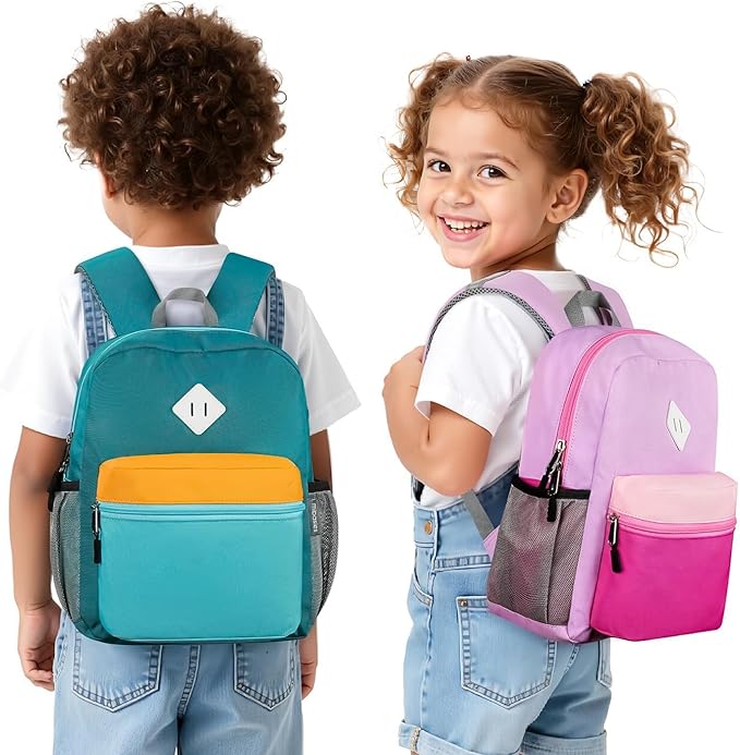 mibasies Toddler Backpack for Boys 2-4: Preschool Backpacks for Boys - Cute Kids Backpack