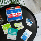 Be Smart Get Prepared 110 pc First Aid Kit (4 Pack): Clean, Treat, Protect Minor Cuts, Home, Office, Car, School, Business, Travel, Emergency, Outdoor, Camping & Sports (Packaging May Vary)