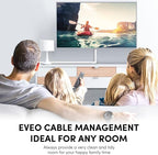 Cord Covers for Wires on Wall - 150in Cable Management Cable Hider - Cord Hiders for TV On Wall - Paintable Cable Concealer - Wire Covers for Cords - 10X (L16 x W0.95 x H0.5) - Medium | Grey