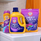 ARM & HAMMER Deep Clean Odor Formula Laundry Detergent Power Paks, 21 ct.