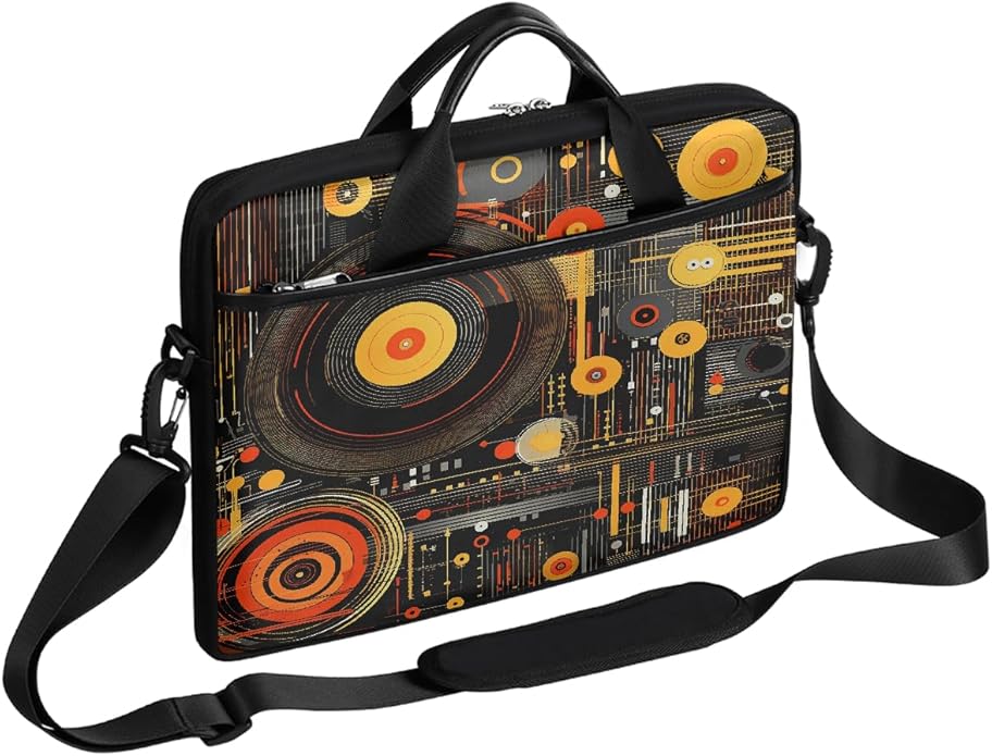 Laptop Shoulder Bag for Women Men, Waterproof Computer Case Messenger Bag Briefcase for Business Office Travel