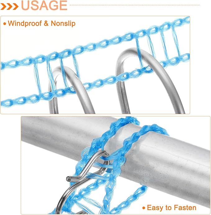 uxcell Portable Clothesline, 26.25ft Nylon Windproof Non-Slip Washing Line Rope for Courtyard Outdoor Travel Camping Laundry Drying, Dark Grey