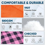PTEROMY Sleeping Bags for Adults, Lightweight and Machine Washable, Water Resistant Backpacking Camping Sleeping Bag for Warm Cold Weather, Camping Essentials for Hiking Travel