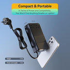 HYTED 600W 220V to 110V Voltage Converter, Voltage Converter US to Europe International Travel with 48W GaN USB Charger, Power Any American Appliances Overseas Like Hair Straightener, Curling Irons