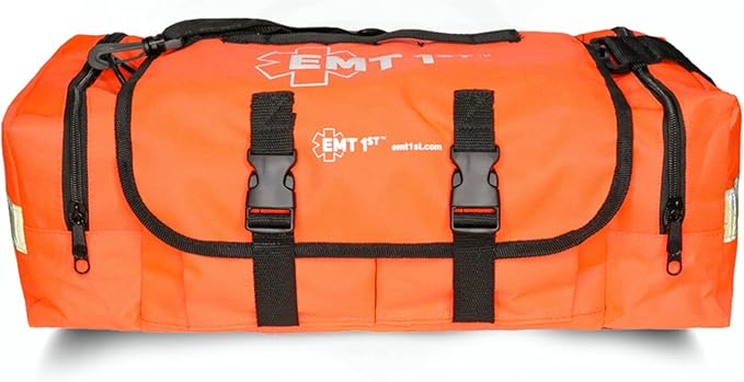 EMT 1st Emergency Responder Empty First Aid Kit for Car, Home & Travel Compact Medical Kit with Medical Supplies in a Durable EMT Bag Perfect Emergency Preparedness
