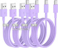 Car Carplay Cable for iPhone 17 16 15 Charger Cord,3/3/6/6FT USB A to USB C Cable for iPhone 17 Pro Max/16 Pro/15 Plus Charger,USB C Car Charger for Apple 17 Air/16 Pro Max/16e/15-Purple