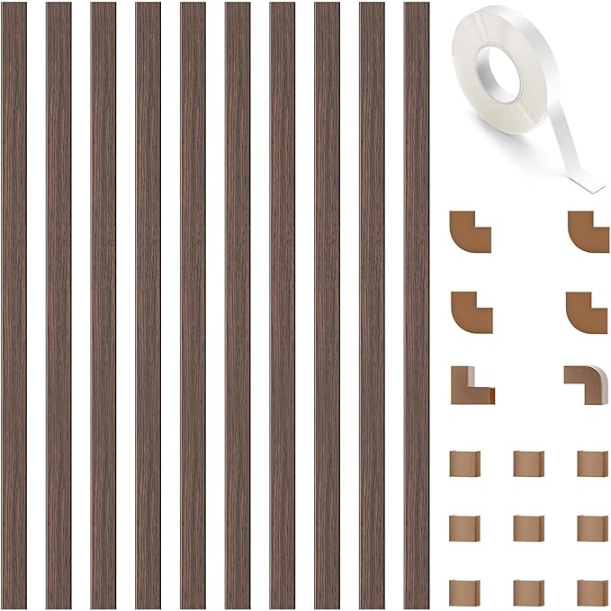 Delamu 157in Cord Covers for Wires on Wall, One-Cord Cord Hider, TV Cord Hider for Wall Mounted TV, Wire Hider Wire Covers for Cords on Wall, Cable Raceway for Home & Office, W0.55 H0.4in, Cherrywood