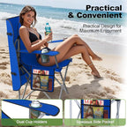 VTOY Portable Camping Chair with Canopy - Folding Chair with Canopy, Durable 600D Oxford Canopy Chair for Camping, Beach, Picnics, Fishing & Sports