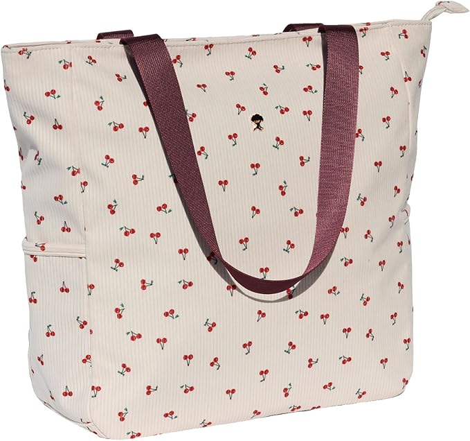 Original Floral Water Resistant Large Tote Bag Shoulder Bag for Gym Beach Travel Daily Bags Upgraded