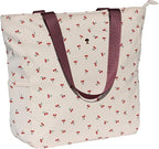 Original Floral Water Resistant Large Tote Bag Shoulder Bag for Gym Beach Travel Daily Bags Upgraded