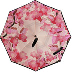 MRTLLOA 40/49/56 Inch Oversize Windproof Inverted Reverse Upside Down Umbrella, Golf Size Rain Umbrella, Double Layer, C-Shaped Handle for Men, Women and Kids