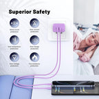 QZIIW Super Fast Samsung Charger Type C,45W Dual Port USB C Fast Charger Block [2-Pack] & Extra Long 60W 3/6/6/10FT USB C Cable - PD Quick Charging 3.0 for Samsung Galaxy S25 Ultra/S24+/S23 iPhone 16