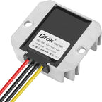 DROK Boost Buck Converter 9V-36V to 12V 5A 60W Aluminium Shell Waterproof Auto Step Up Down Voltage Regulator 12V Volt Transformer for Car Audio Solar Power System LCD Television LED Display Screen