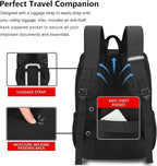 MAXTOP Deep Storage Laptop Backpack Business Anti-theft Backpacks[Water Resistant] College Computer Bookbag Fits 15 Inch Laptop Black