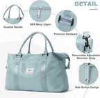 HYC00 Travel Duffel Bag,Carry-on Overnight Weekender Bags for Women,Sports Tote Gym Bag with Wet Pocket