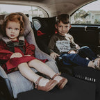 Koala Kloud 3 Height Travel Foot Rest - Gray Inflatable Foot Rest Pillow, Car Seat, Airplane Bed for Toddler Travel Essentials Kids Accessories