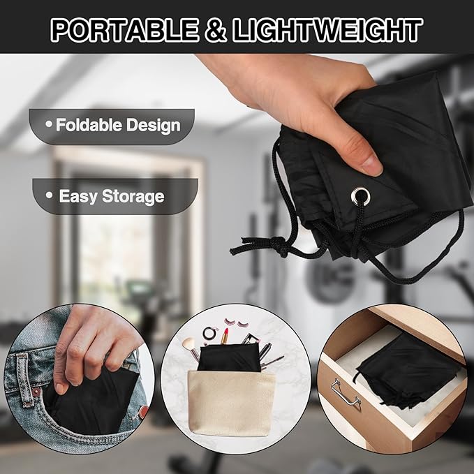 COIDEA Drawstring Backpack 40Pcs Drawstring Bags, Draw String Back Bag Drawstring Bags Bulk for Sports, Gym, Travel, Swimming, Beach (Black)