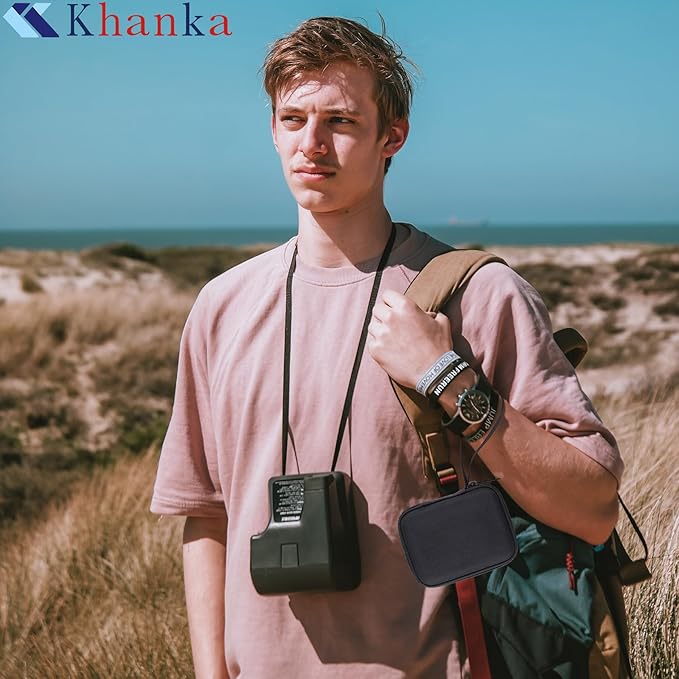 khanka Hard Case Replacement for Anker Power Bank, 10,000mAh 10K 22.5W Portable Charger,Case only. (Black)