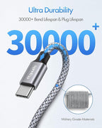 etguuds USB C to USB C Cable 3ft, 2-Pack 60W USBC to USBC Cord, Type C to C Charger Cable Fast Charging for iPhone 17 16 15 Pro Max Plus Air, Samsung Galaxy S25 S24 S23, for MacBook/iPad, Pixel