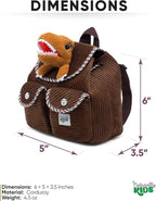 Dinosaur Mini Backpack for Kids, Mini Backpack for Toddler Girls, Gift for 2 3 4 5 Year Old Girl Boy