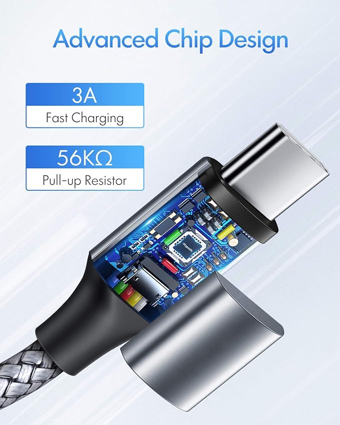 etguuds USB C to USB C Cable 2ft, 2-Pack 60W USBC to USBC Cord, Type C to C Charger Cable Fast Charging for iPhone 17 16 15 Pro Max Plus Air, Samsung Galaxy S25 S24 S23, for MacBook/iPad, Pixel