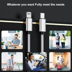 2Pack 10ft iPhone Fast Charger Cable, [Apple MFi Certified] Long USB C to Lightning Cable 10 Foot, High Fast 10 Feet Apple Charging Cord for Apple iPhone 14/14 Pro Max/13 Mini/12/11/XS/XR/8/7Plus,iPad