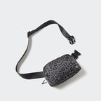 Pander Everywhere Belt Bag for Women, Fashion Waist Packs, Crossbody Bags with Adjustable Strap (Grey Leopard)